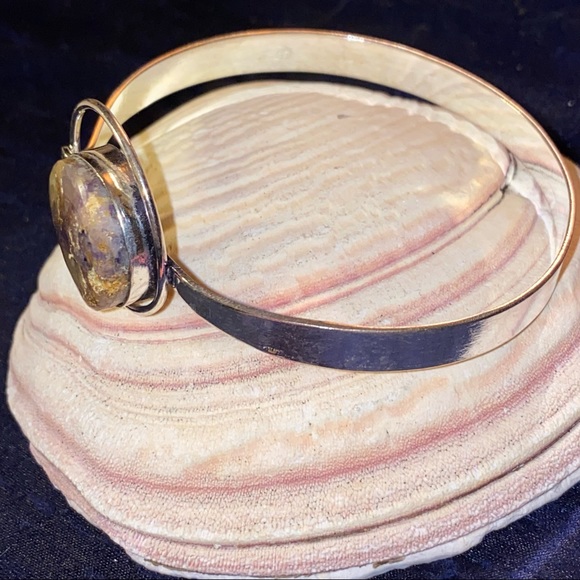 Raw Amethyst natural gemstone handcrafted bracelet - Picture 3 of 7